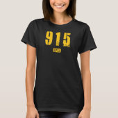 915 EPTX El Paso TX Robuust Stencil Design_1 T-shirt (Voorkant)