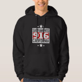 916 Sacramento CA Area Code Hoodie (Voorkant)