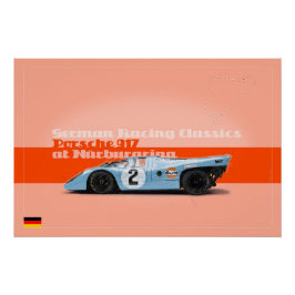 917 at the Nurburgring Perfect Poster