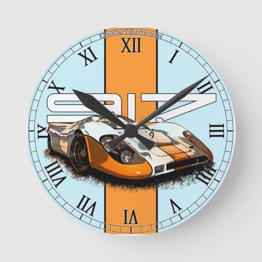 917 Clock Ronde Klok (Voorkant)