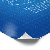 917 Daytona Blueprint Perfect Poster (Hoek)