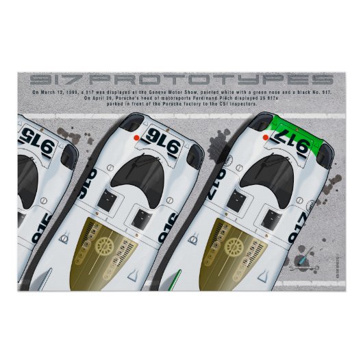 917 First of Prototypes Perfect Poster (Voorkant)