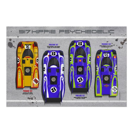 917 Hippie Design Perfect Poster (Voorkant)