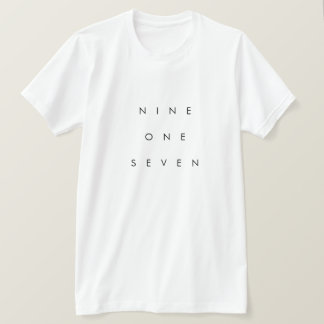 917 Netnummer T-shirt