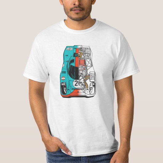 917 Racecar Le Mans T-shirt (Voorkant)
