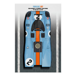 917 Rodriguez - Kinnunen Daytona 1970 Perfect Poster