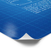 917 Salzburg Blueprint Perfect Poster (Hoek)