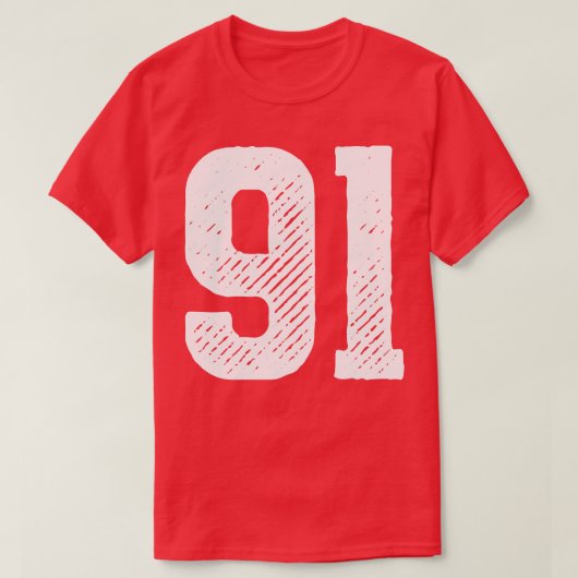 91 2 T-SHIRT (Design voorkant)