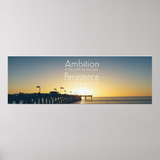 91,44 cm x 30,48 cm, Inspirerend Citaat Poster Mat