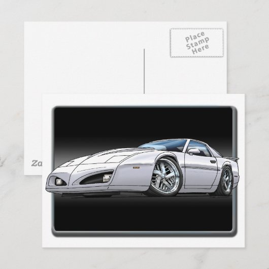 91_92_Firebird_White Briefkaart (Voorkant / Achterkant)