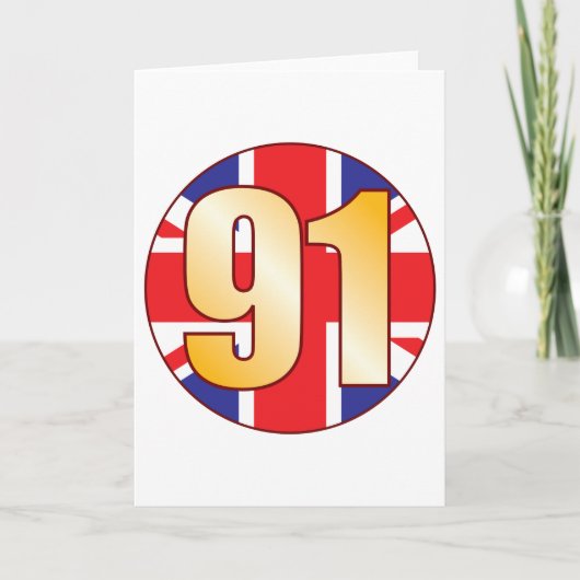 91 Brits Goud Kaart (Voorkant)