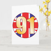 91 Brits Goud Kaart (Gele Bloem)
