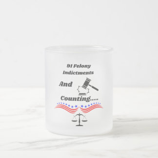 91 en tellen matglas koffiemok