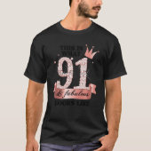 91 & Fabulous I Rose And White Party Group Candid  T-shirt (Voorkant)