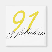 91 & Fabulous Magneet (Voorkant)