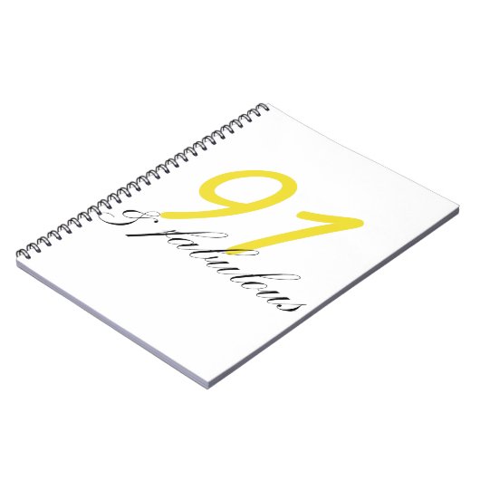 91 & Fabulous Notitieboek (Linkerzijde)