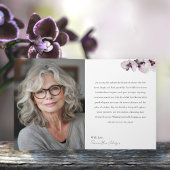 91 & Fabulous Orchid Photo Birthday Greeting Card Kaart