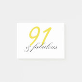 91 & Fabulous Post-it® Notes (Voorkant)