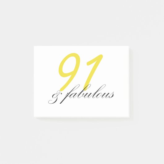 91 & Fabulous Post-it® Notes (Voorkant)