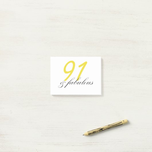 91 & Fabulous Post-it® Notes (Op bureau)