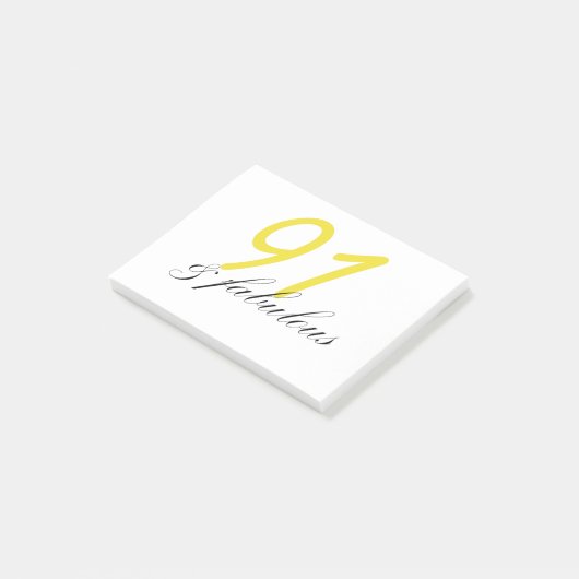 91 & Fabulous Post-it® Notes (Schuin)