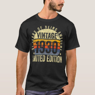 91 jaar oude cadeautjes  1930 Limited Edition 91s T-shirt