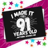 91 Jaar Oude Sarcastische Meme Leuk 91ste Verjaard Briefkaart