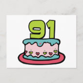 91 jaar oude vogelbeker briefkaart (Voorkant)