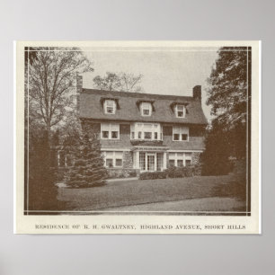 91 Korte heuvels op het hoogland in 1925 Poster
