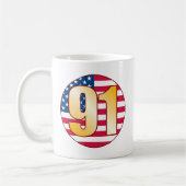 91 USA Gold Koffiemok (Links)