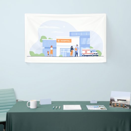 91 x 152 cm spandoek (Beurs)