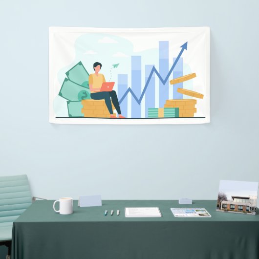 91 x 152 cm spandoek (Beurs)