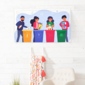 91 x 152 cm spandoek (Insitu)