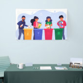 91 x 152 cm spandoek (Beurs)