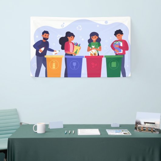 91 x 152 cm spandoek (Beurs)