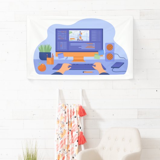 91 x 152 cm spandoek (Insitu)