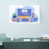 91 x 152 cm spandoek (Beurs)