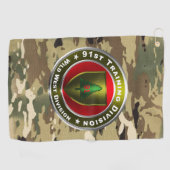 91e infanteriedivisie golfhanddoek (Horizontaal)