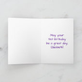 91e verjaardag: Het liefhebbende Kunstpatroon, Reg Kaart (Binnen)