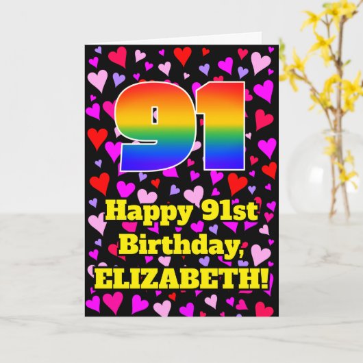 91e verjaardag: Het liefhebbende Kunstpatroon, Reg Kaart (Gele Bloem)