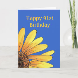 91e verjaardag Kaart
