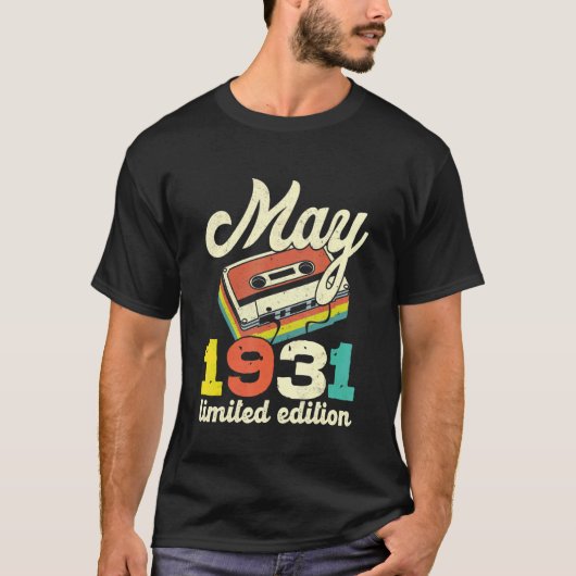 91e verjaardag mei 1931  cassette t-shirt (Voorkant)