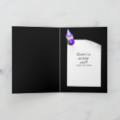 91e verjaardag zwarte bier kaart (Binnen)