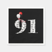 91e verjaardagsfeestballonnen servet (Voorkant)