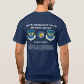 91ST-Bombgroep - Memphis Belle-T-shirt T-shirt (Achterkant)