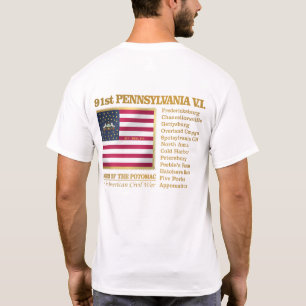 91st Pennsylvania Volunteer Infantry (BH) T-shirt