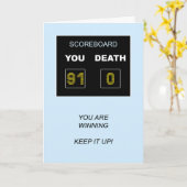 91ste jaarscorebord kaart (Gele Bloem)