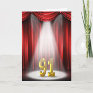 91ste verjaardag in de kijker kaart