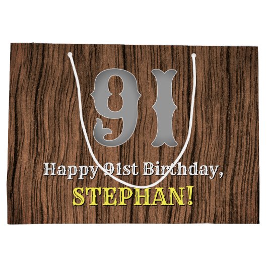 91ste verjaardag: Western geïnspireerde kijk in he Groot Cadeauzakje (Achterkant)