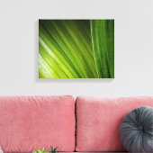 9206-Groene bladeren Canvas Afdruk (Insitu (Woonkamer))